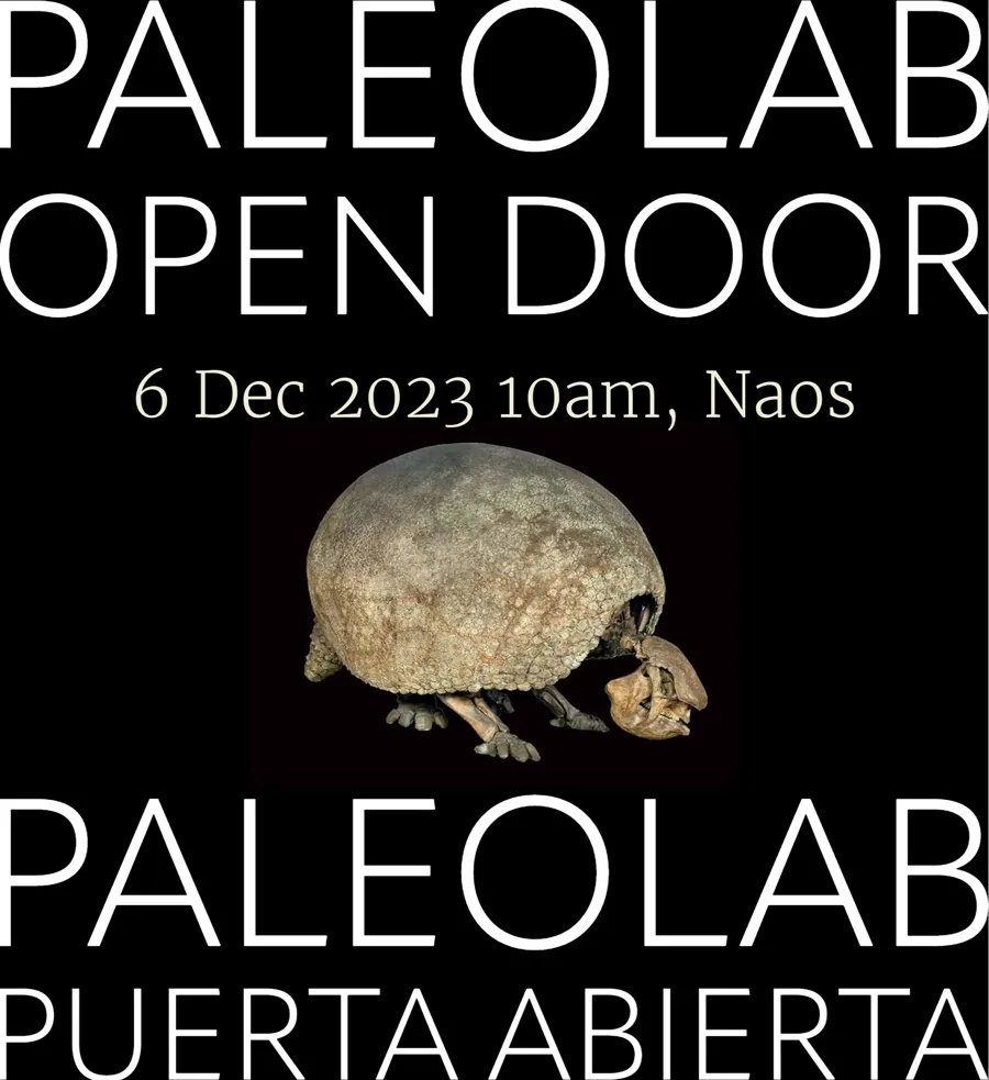 Paleolab open door poster, 6 December 2023, Naos