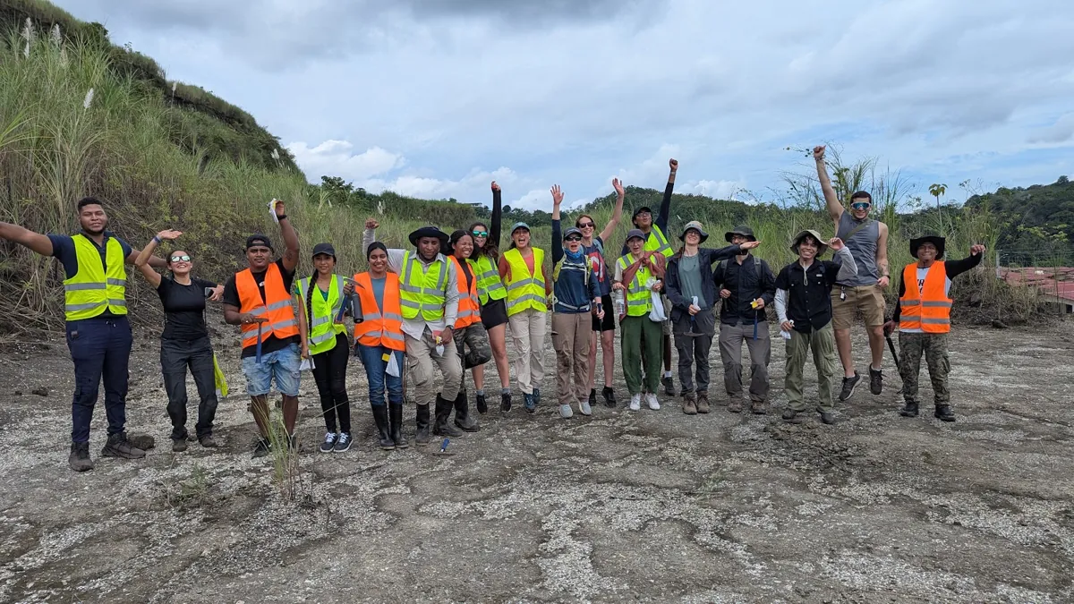 The group at the end of a hunt